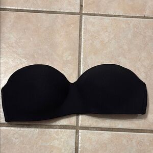 Pink Victoria Secret strapless bra